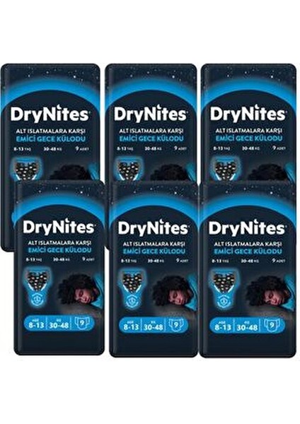 Erkek Gece Çocuk Külot Bezi 8-13YAŞ 54ADET