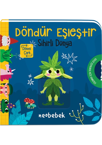 Döndür Eşleştir - Sihirli Dünya - Çarklı Kitap