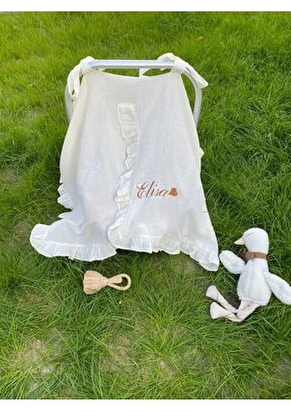 Isimli Nakışlı Isme Özel Müslin Puset Örtüsü fiyatları