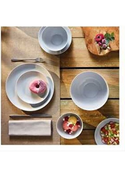 Diwali 25 Parça Yemek Takımı Gri modelleri