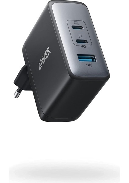 736 Gan Şarj Cihazı (Nano Ii 100W), 2 Usb-C & 1 Usb-A, Ces 2022 Ödülü Sahibi, Tüm Cihazlar Için Ultra Hızlı Şarj