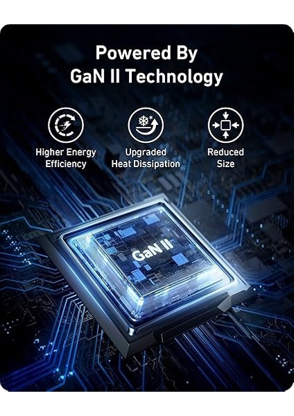736 Gan Şarj Cihazı (Nano Ii 100W), 2 Usb-C & 1 Usb-A, Ces 2022 Ödülü Sahibi, Tüm Cihazlar Için Ultra Hızlı Şarj fırsatları