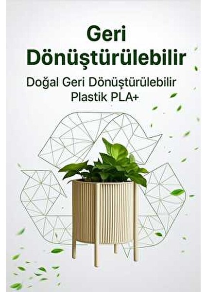 Ayaklı Kaburgalı Yuvarlak Orta Yüzyıl Saksı fiyatları