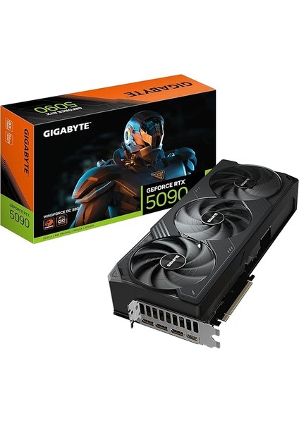 Geforce Rtx™ 5090 Windforce Oc 32G 3 Fanlı Windforce 3x Soğutmalı Gaming Ekran Kartı – GV-N5090WF3OC-32GD