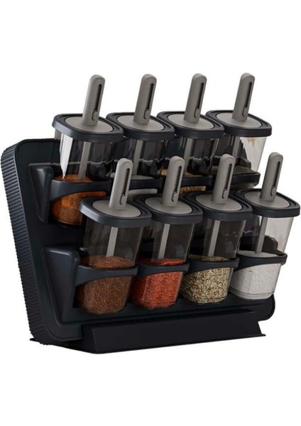 Stand Baharatlık Kapaklı 8li Set fiyatları