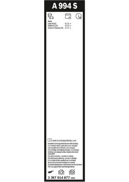 Aerotwın Ön Silecek Takımı Dacıa Sandero Iıı Stepway | Oca. 2021 - … fiyatları