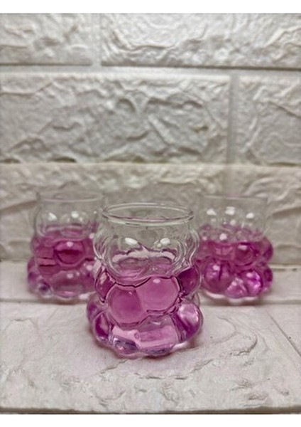 Kahve Yanı Üzüm 6'lı Bardak Mini Üzüm Bardak 75ML modelleri