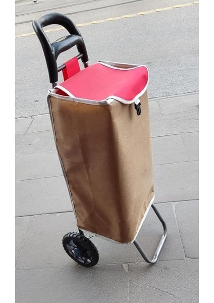 ve Dayanıklı Türk Malı Standart Pazar Arabası Rahat Alışveriş Için Çift Tekerlekli El Arabası fiyatları