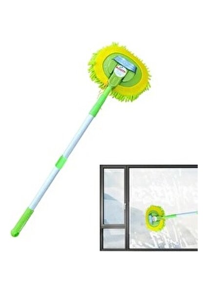 Mikrofiber Çok Fonksiyonlu Cam Pencere Oto Araba Yıkama Temizleme Fırçası Mopu