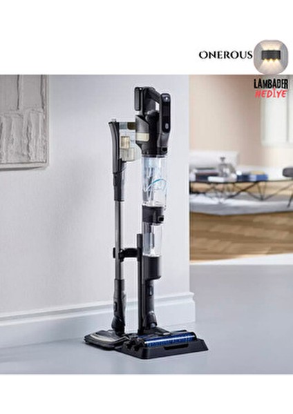 Islak & Kuru Aqua Yeni Hibrit Motorlu Ultra Premium Kablosuz Dikey Süpürge, Kendini Temizleme,lmbdr