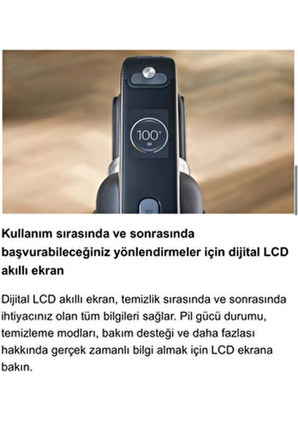 Islak & Kuru Aqua Yeni Hibrit Motorlu Ultra Premium Kablosuz Dikey Süpürge, Kendini Temizleme,lmbdr