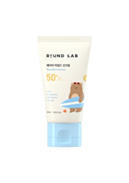 Baby Mild Sunscreen SPF50+PA++++ Bariyer Koruyucu ve Nemlendirici 5 Çeşit Seramidli Güneş Kremi 60ML