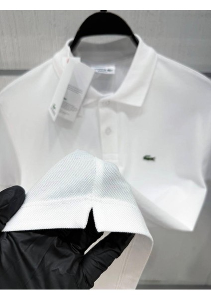 Premium Erkek Beyaz Polo Yaka Tişört modelleri