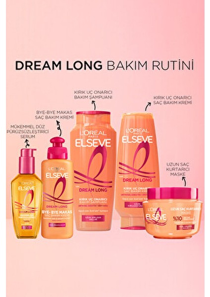 5'li 400ML Dream Long Onarıcı Bakım Şampuan + 175ML Saç Kremi Seti