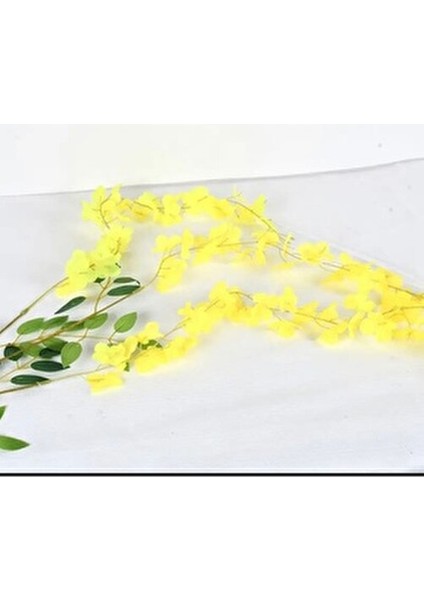 1 Adet Sarkan Sarı Akasya Çiçek 3 Dallı 100 cm Yapay Dekoratif Nişan Düğün Süsleme fiyatları