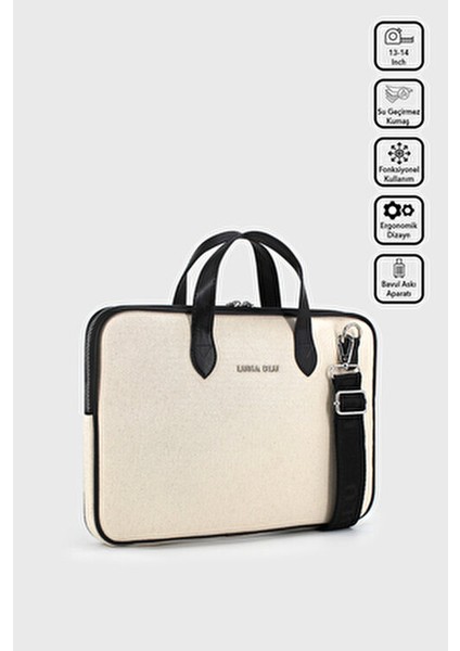 13-14" Inç Su Geçirmez Kumaş Özellikli Macbook Air-Pro Evrak Bilgisayar Notebook Laptop Çantası