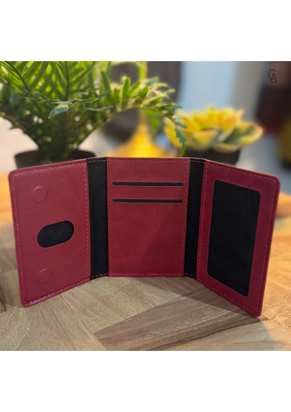 iPhone 17 Air Uyumlu 5 Bölmeli Magsafe Mıknatıslı Deri Kartlık Cüzdan modelleri