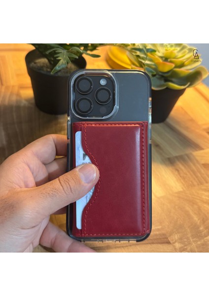 iPhone 17 Air Uyumlu 5 Bölmeli Magsafe Mıknatıslı Deri Kartlık Cüzdan indirimleri