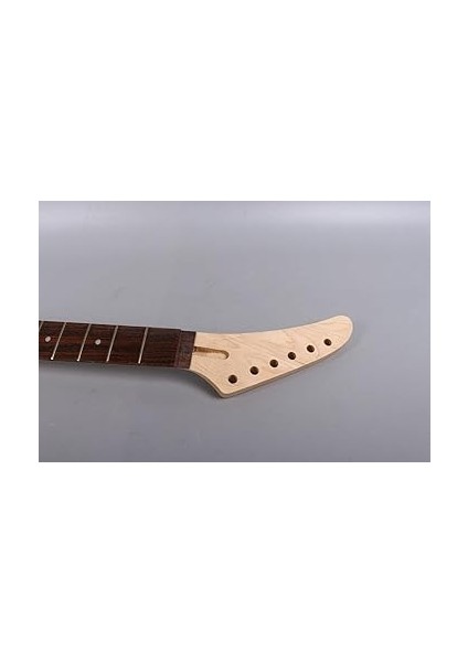 El Gitar Boyun Yedek Muz Tarzı Kafa Diy Akçaağaç Yaka Gülağacı Klavyeli 25,5 Ih Ölçek Uzunluğu Topukta Cıvata, Gümüş, 24 Perde 25,5 Inç-Top Ayarı modelleri