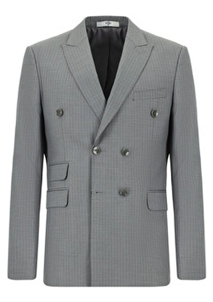 Super Slim Fit Ekstra Dar Kesim Çizgili Kruvaze Takım Elbise fiyatları