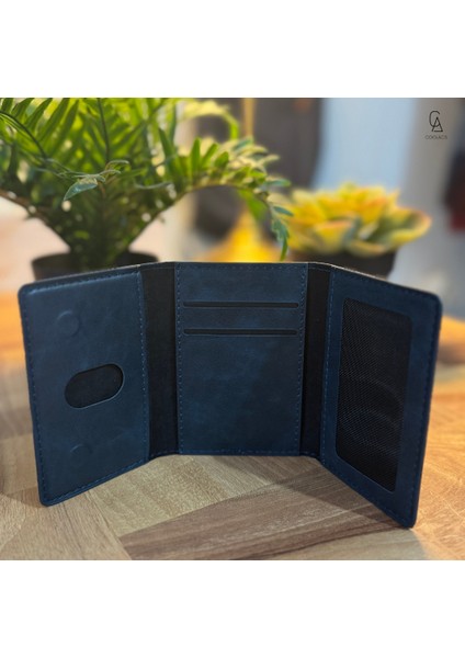 iPhone 17 Air Uyumlu 5 Bölmeli Magsafe Mıknatıslı Deri Kartlık Cüzdan modelleri