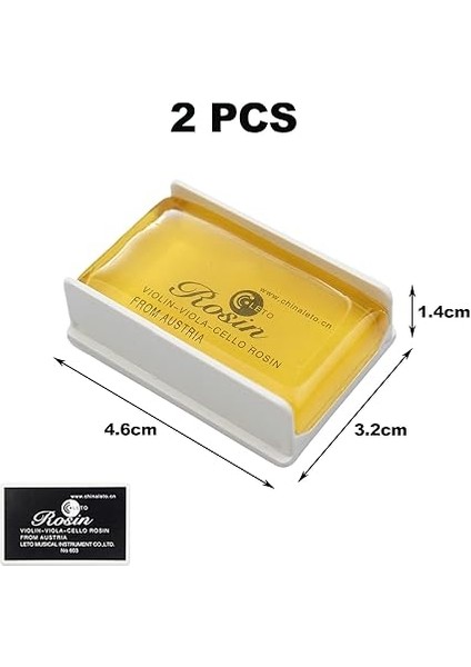 2 Adet Rosin Keman, Reçine Keman, Reçine Selo, Rosin, Reçine Reçine Keman Viyole, Selo, Doğal Reçine, Toz Tutmaz, Keman Için Ideal, Açık Renkli fiyatları