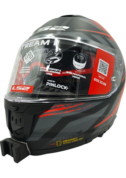 Ls2 Stream 2 Kask uyumlu chinmount aksiyon kamera çene bağlantı aparatı seti