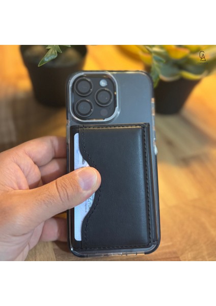iPhone 17 Pro Uyumlu 5 Bölmeli Magsafe Mıknatıslı Deri Kartlık Cüzdan indirimleri