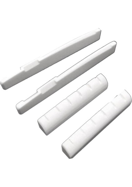 4 Parçalı Akustik Gitar, 6 Telli, Kemik Köprüsü, 72 mm ve 43 mm Somun, Üst Kemik Somunlu, Popüler Yastık, Alt Yastık
