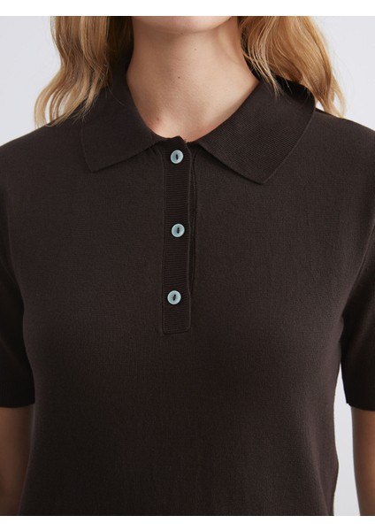 Yeni Sezon Polo Yaka Kadın Triko Kazak modelleri