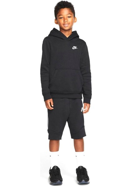 B Nsw Club Po Hoodie Çocuk Siyah Günlük Stil Sweatshirt fiyatları