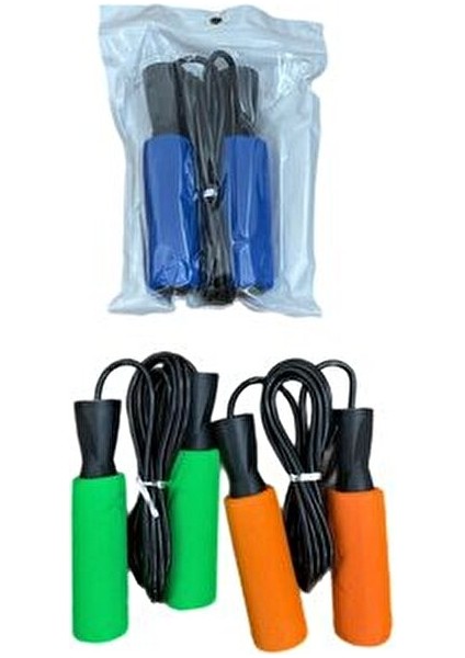 Rulmanlı Plastik Ipli Sünger Tutamaçlı Atlama Ipi 1 Adet