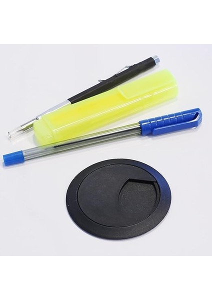 Masa Üstü Kablo Kanalı Deliği Kapağı Siyah Masa Kapağı 6 cm (5 Adet) fiyatları