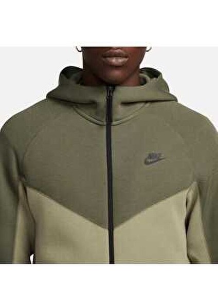 Tech Fleece Tam Boy Fermuarlı Erkek Kapüşonlu Üst ( Yeni Sezon ) FB7921-276 modelleri