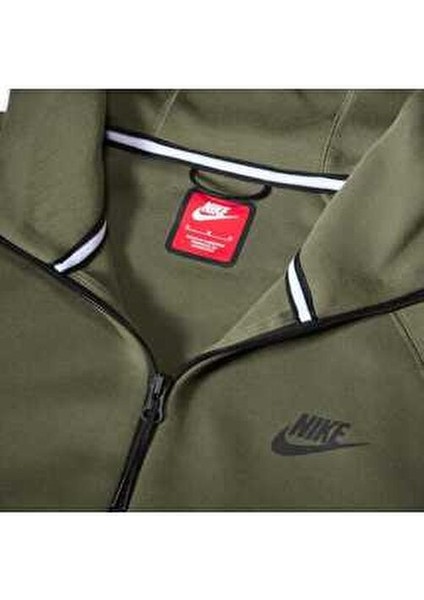 Tech Fleece Tam Boy Fermuarlı Erkek Kapüşonlu Üst ( Yeni Sezon ) FB7921-276