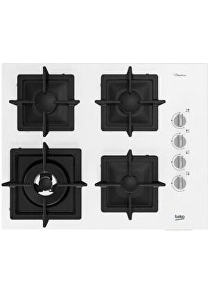 Bocd K 6510 Dwyb Beyaz Wok Gözlü Cam Ankastre Ocak