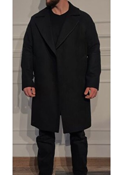 Oversize Kruvaze Yaka Kaban