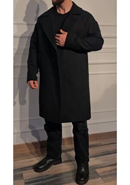 Oversize Kruvaze Yaka Kaban