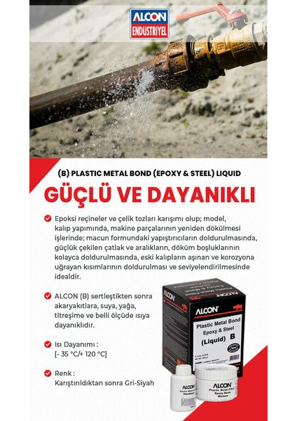 Plastik Metal Bond Lıquıd (B) 500 Gr. fiyatları