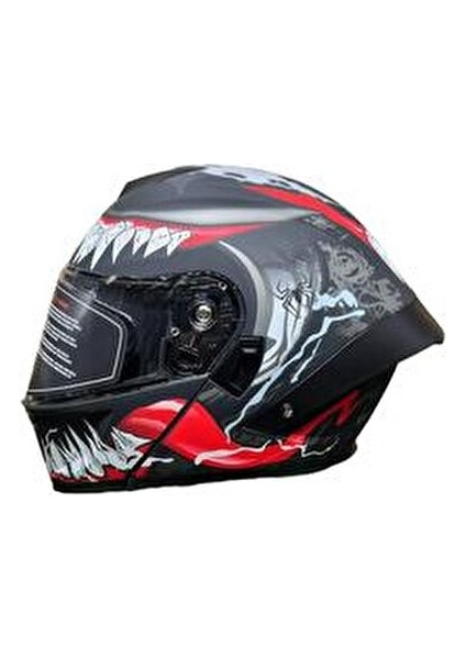 Mototez Çeneden Açılır Motosiklet Kaskı Wosen WS-202 modelleri