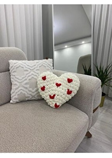 Özel Günlere Özel Kalp Desenli Yastık-Kalp Şeklinde Romantik Dekoratif Yastık / Aşk Dolu modelleri