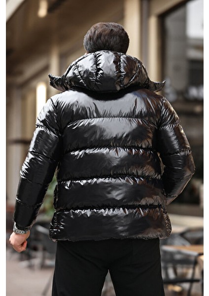 Erkek Parlak Şişme Mont Su ve Rüzgar Geçirmez Ürün fırsatları