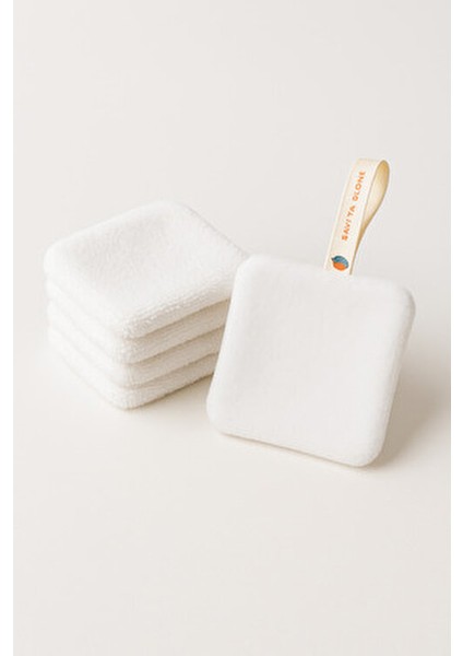 2'li Yıkanabilir Makyaj Temizleme Pamuğu - Çift Yüz Makyaj Temizleme Mendili - Makyaj Temizleme Pedi