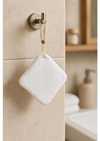 2'li Yıkanabilir Makyaj Temizleme Pamuğu - Çift Yüz Makyaj Temizleme Mendili - Makyaj Temizleme Pedi