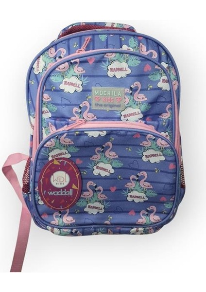 Waddell Kıds Oval Dsn Mor Flamingo Beslenme Çantası Hediyeli Ilkokul Çantası fiyatları