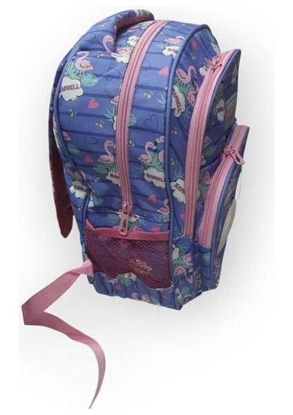 Waddell Kıds Oval Dsn Mor Flamingo Beslenme Çantası Hediyeli Ilkokul Çantası modelleri