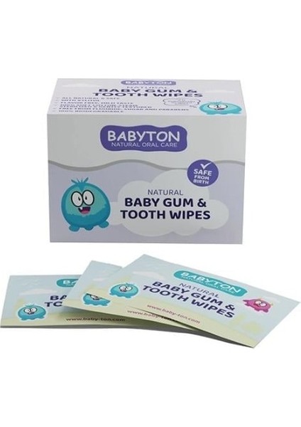 Babyton Bebekler Için Diş ve Damak Temizleme Mendili