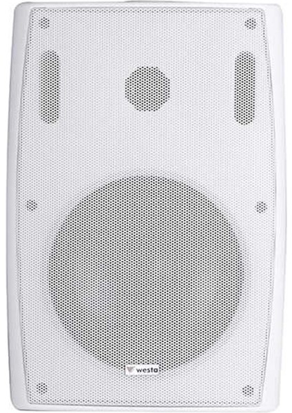 WS-55TW 13CM Hat Trafolu Plastik Kabin Hoparlör - Beyaz