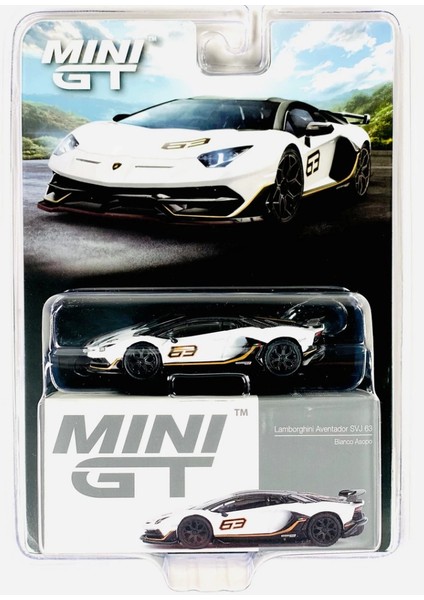 Mini Gt 1/64 Lamborghini Aventador Svj 63 Bianco Asopo fiyatları