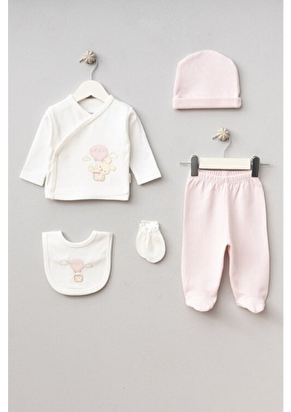 10 Parça Kutulu Unisex Yenidoğan Hastane Çıkışı Zıbın Seti Balonlu Tavşan Temalı indirimleri